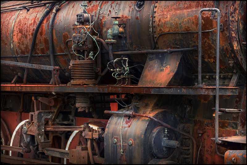 Abandoned Trieste - FS 740-095 rusty steam