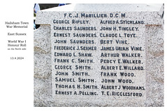 Hailsham War Memorial 13 4 2024  north side