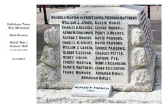 Hailsham War Memorial 13 4 2024 east side
