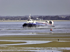Portsmouth to Ryde Hovercraft taken from Ryde beach