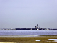 USS Theodore Roosevelt on the Solent