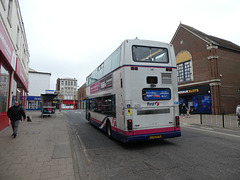 First Eastern Counties 32210 (LT52 WTR) in Great Yarmouth - 29 Mar 2022 (P1110165)