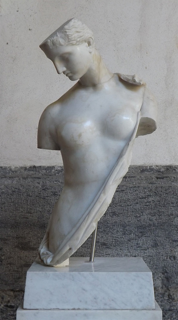 Statue of Aphrodite, the So-called Psyche in the Naples Archaeological Museum, July 2012
