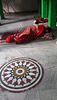 Sleeping in a dargah