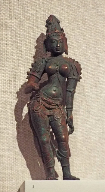 Bronze Parvati in the Princeton University Art Museum, April 2017