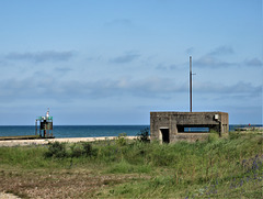 rye harbour nature reserve, sussex (5)one of two pillboxes built in 1940 to contain vickers machine guns at the mouth of the river rother
