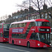 London Buses at Angel (3) - 8 February 2015