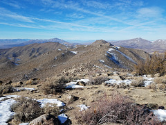 Dogskin Mountain, view toward Benchmark Summit