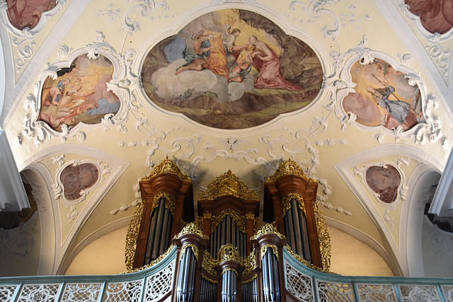 St. Trudpert - Orgel und Deckenfresken