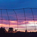 Fence, sunset, Hudson