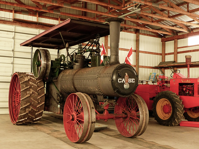Case steam tractor, Pioneer Acres