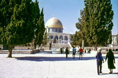 Auf dem Tempelberg,  The Temple Mount, הר הבית,  الحرم الشريف, al-ḥaram aš-šarīf - 1971 (000°)