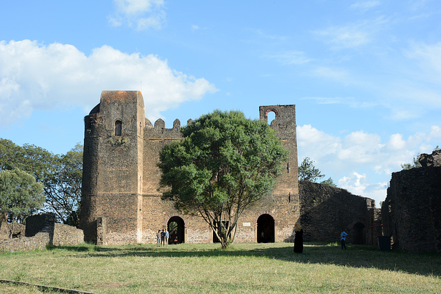 Ethiopia, Gondar, Royal Enclosure of Fasil Ghebbi, Castle of Iyasu the Great