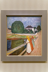 "Jeunes filles sur un pont" (Edvard Munch - 1903)