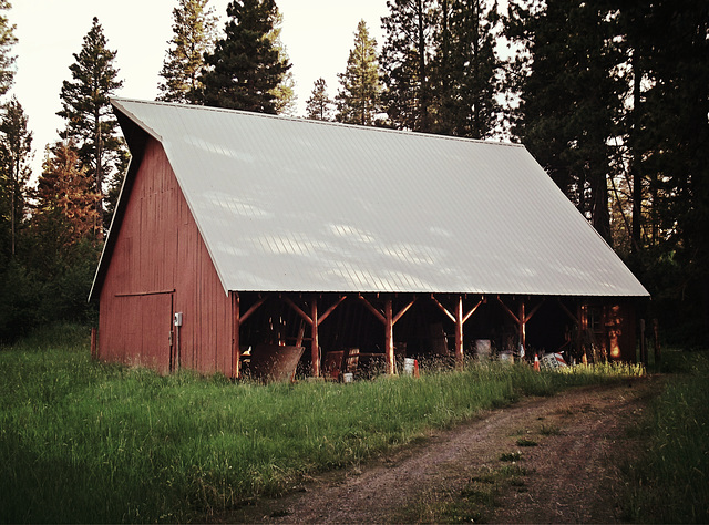 US Forest Service storage barn
