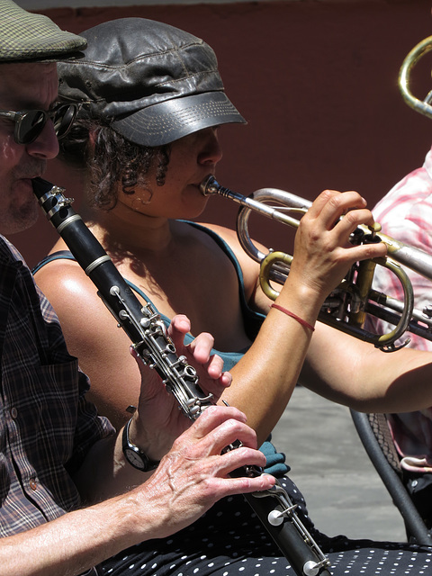 New Orleans street musicians