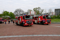 2006 & 2002 DAF AE75PC of the Leiden Fire Brigade