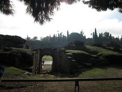 Roman Amphitheatre's portico.
