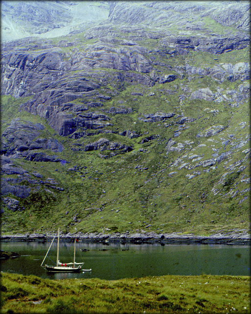 Loch Scavaig, Skye. Scanned from a slide