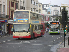DSCN4781 Brighton and Hove 903 (YN56 FFC) and Countryliner AE56 MDK - 27 Sep 2010