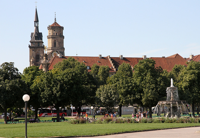 Blick vom Schlossplatz