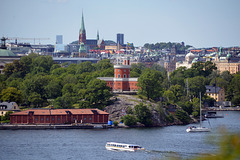 Festung auf der Insel Skeppshomen in Stockholm