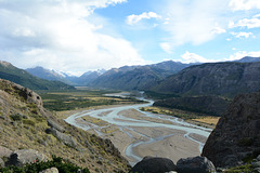 Argentina, River of Vueltas  on the Way to the Fitz Roy