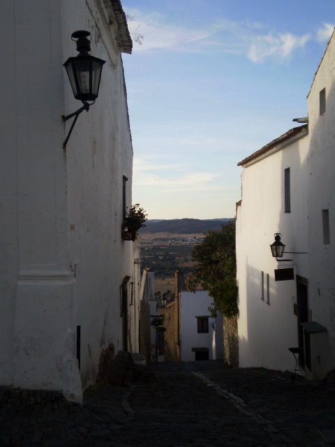 Old village street.