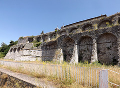 The Hemicycle Terrace in the Sancturary of Fortuna Primigenia in ancient Praeneste / modern Palestrina, June 2012