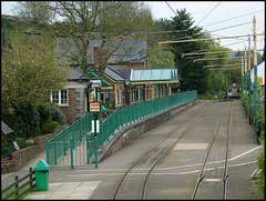 tram stop at Colyton Station
