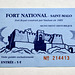 Ticket to the fort of Saint-Malo