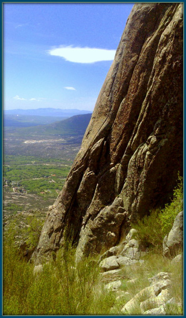 Sierra de La Cabrera (one of the many rock climbing faces)