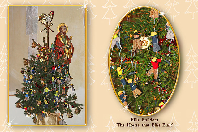 St. Peter's Christmas Tree Festival - 2010 - the tree sponsored by Ellis Builders