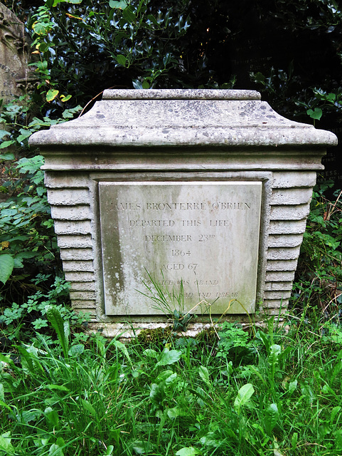abney park cemetery, stoke newington, london,rebuilt tomb of chartist james bronterre o'brien +1864