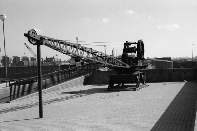 Railway crane at North Woolwich