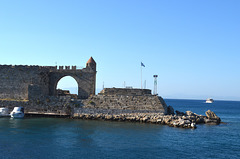 The Island of Rhodes, Naillac Tower and Arch