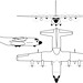 C-130 : type H, Line Drawing