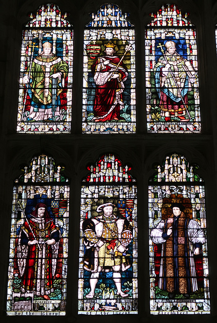 East Window detail, the Chapter House