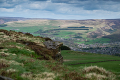 Cown Edge view to Old Glossop