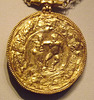 Detail of a Byzantine Gold Medallion with Herakles in the British Museum, May 2014