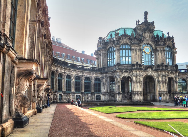 Dresdner Zwinger. Der Glockenspiel - Pavillon. ©UdoSm