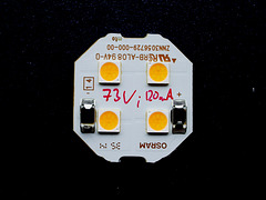 High-voltage LED emitter