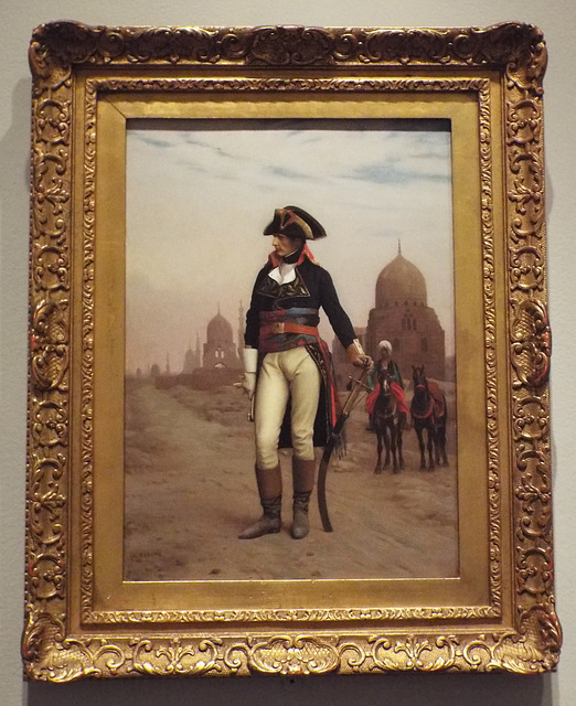 Napoleon in Egypt by Gerome in the Princeton University Art Museum, April 2017