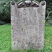 south mimms church, herts, c19 gravestone with cast iron detail