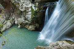Wasserfall in der Rappenlochschlucht (© Buelipix)