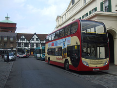 DSCF3141 Buses in High Street, Colchester - 8 Apr 2016