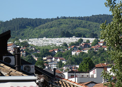 Sarajevo- View Towards a Cemetery