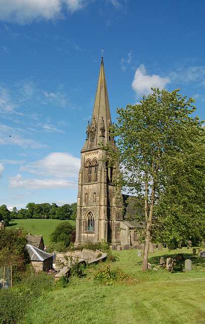 St Peter's Church, Edensor, Derbyshire (by Sir George Gilbert Scott)