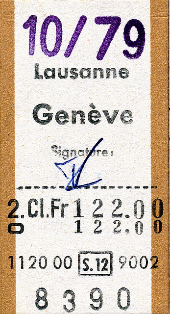 S12 Lausanne-Geneve