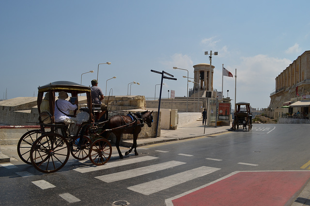 Malta, Valetta, On the Way to Siege Bell Memorial